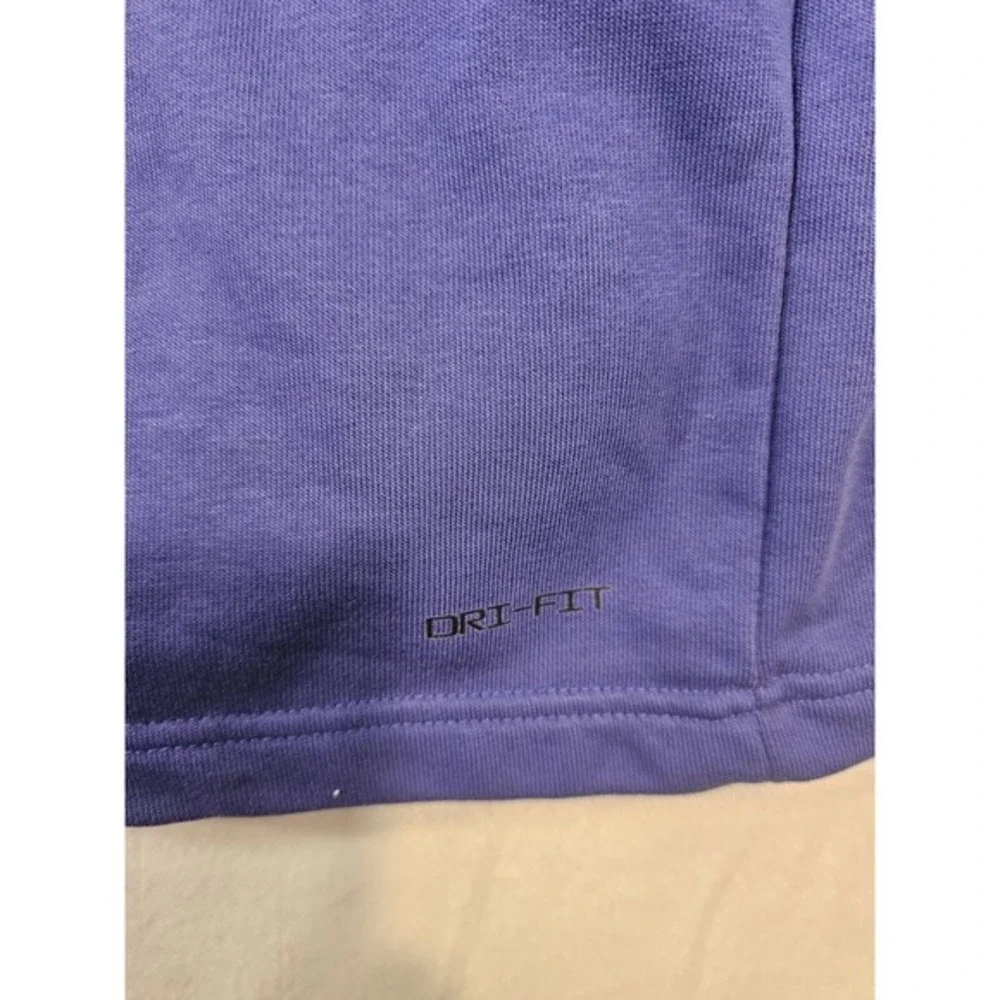 NIKE JORDAN 23 ALPHA MEN'S DRI FIT HOODIE LONG SLEEVE‎ SWEATER LARGE PURPLE K031